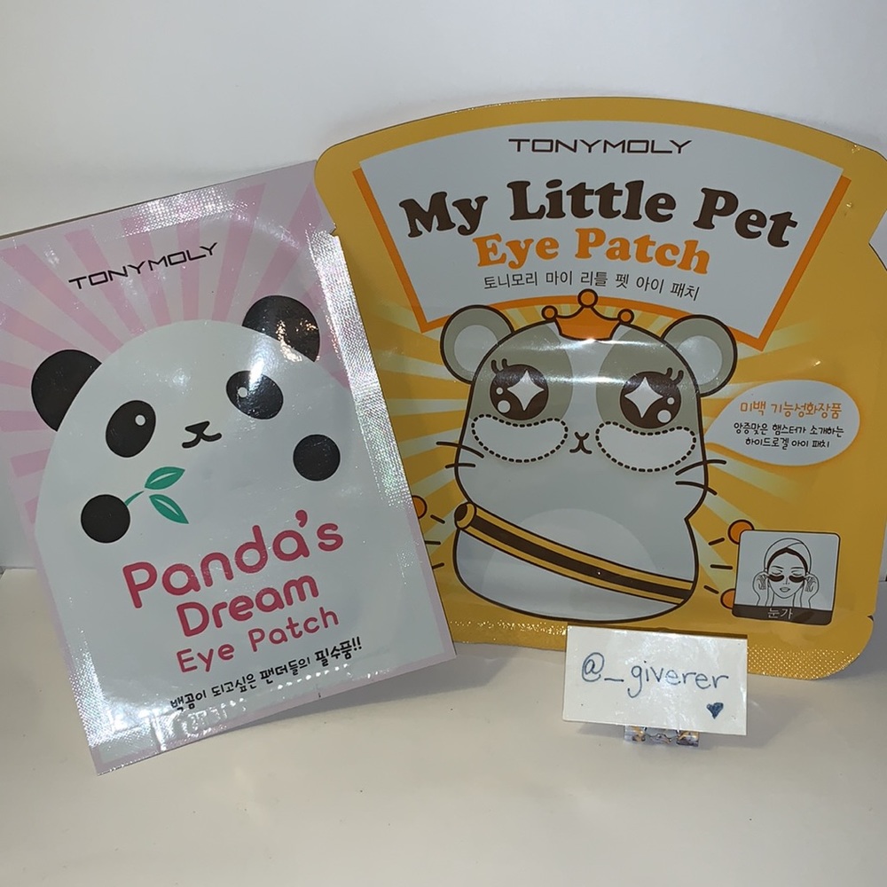 2 Pack My Little Pet & Panda’s Dream Eye Patches TonyMoly